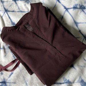 Figs Dark Fig scrub set